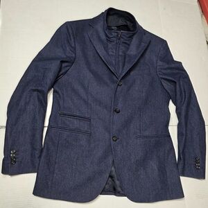 Reporter 80% Wool Blazer Jacket Mens Size 40 R or Mens Medium Zip Out Vest